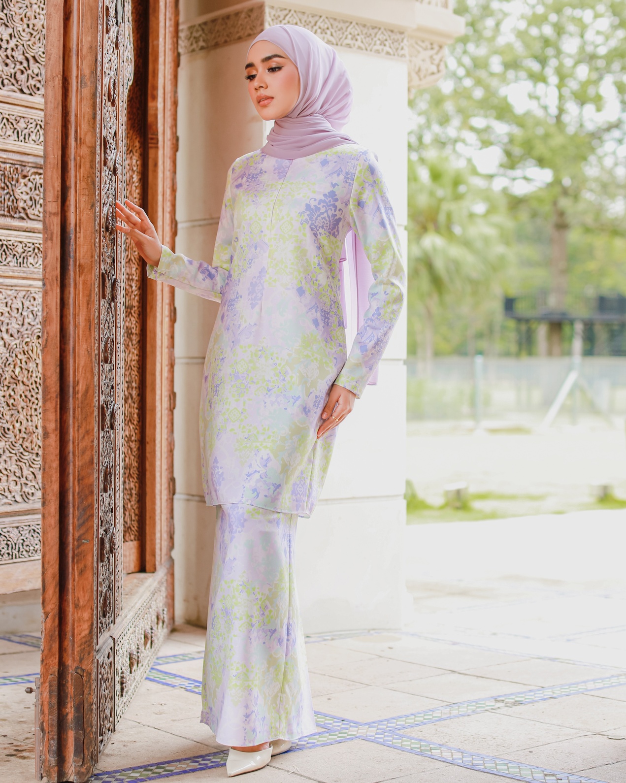 ALUNA KURUNG - GOLDEN LILAC